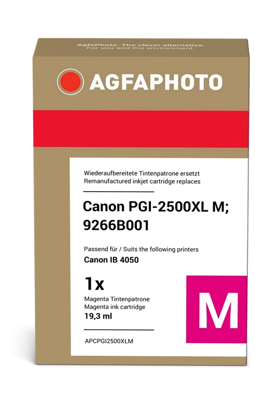 ORIGINAL Agfa Photo Cartuccia d'inchiostro magenta APCPGI2500XLM ~1755 Seiten