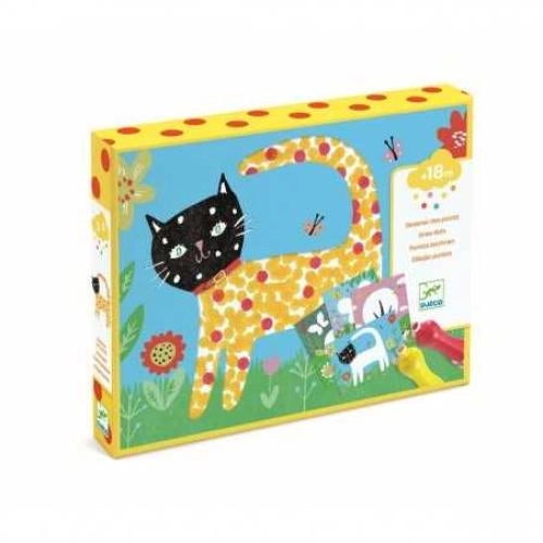 Kit creativo disegnare con i puntini,Djeco, Eta + 18 mesi