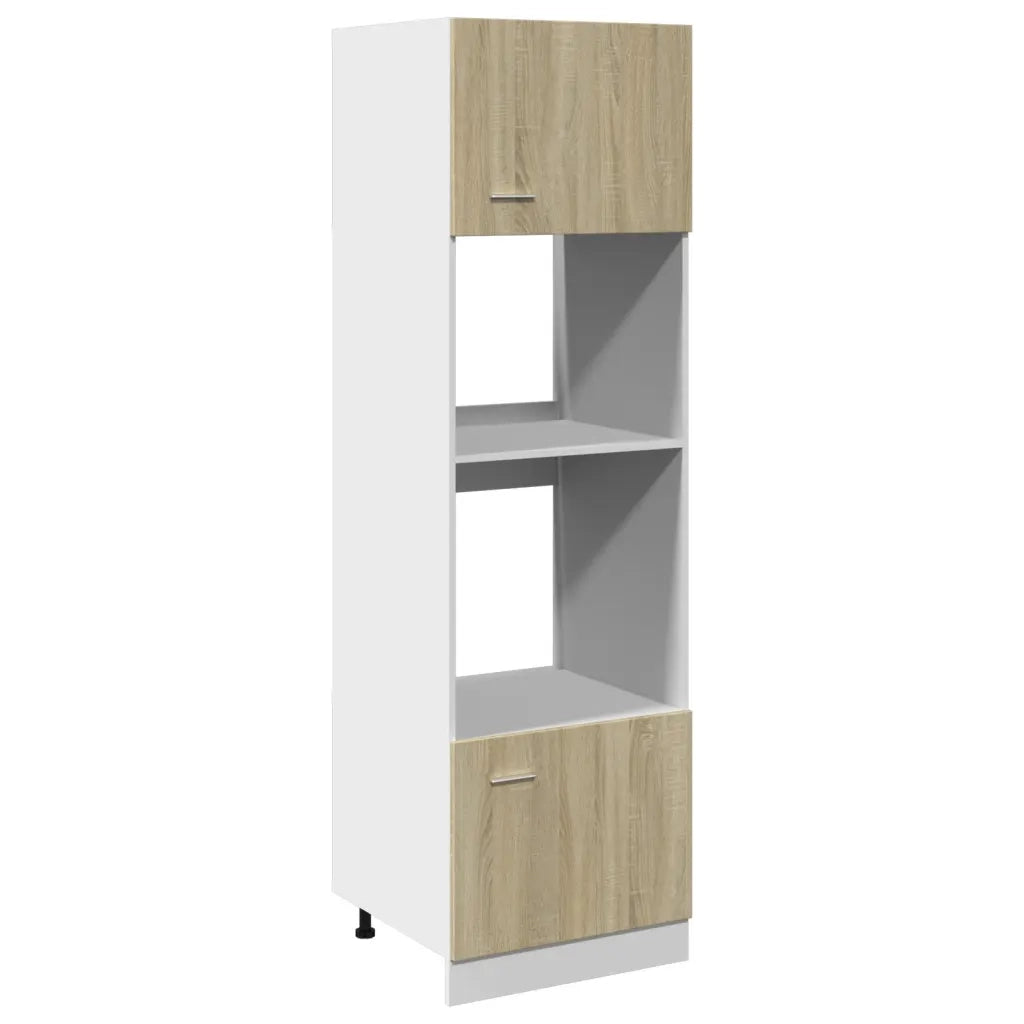 Mobile per Microonde Â“LyonÂ” Rovere Sonoma 60x57x207 cm