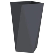 Fioriera | Cassetta per fiori | Vaso Antracite 40 x 40 x 75 cm Acciaio