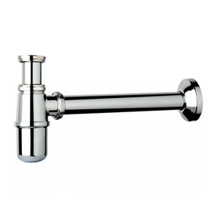 Sifone tondo a bottiglia 11/4 universale in acciaio cromato