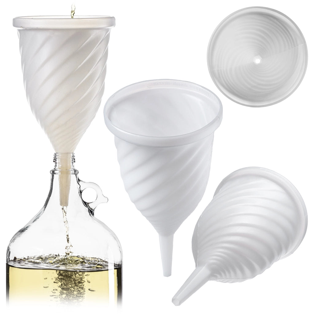 Imbuto a spirale KADAX per filtrare liquori al vino e mosti per liquori fatti in casa