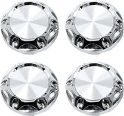 Set di Wieldoppe Zin Plastica Universale da 4 pezzi - Incluso Sticker - 68 mm di diametro - Accessori Auto