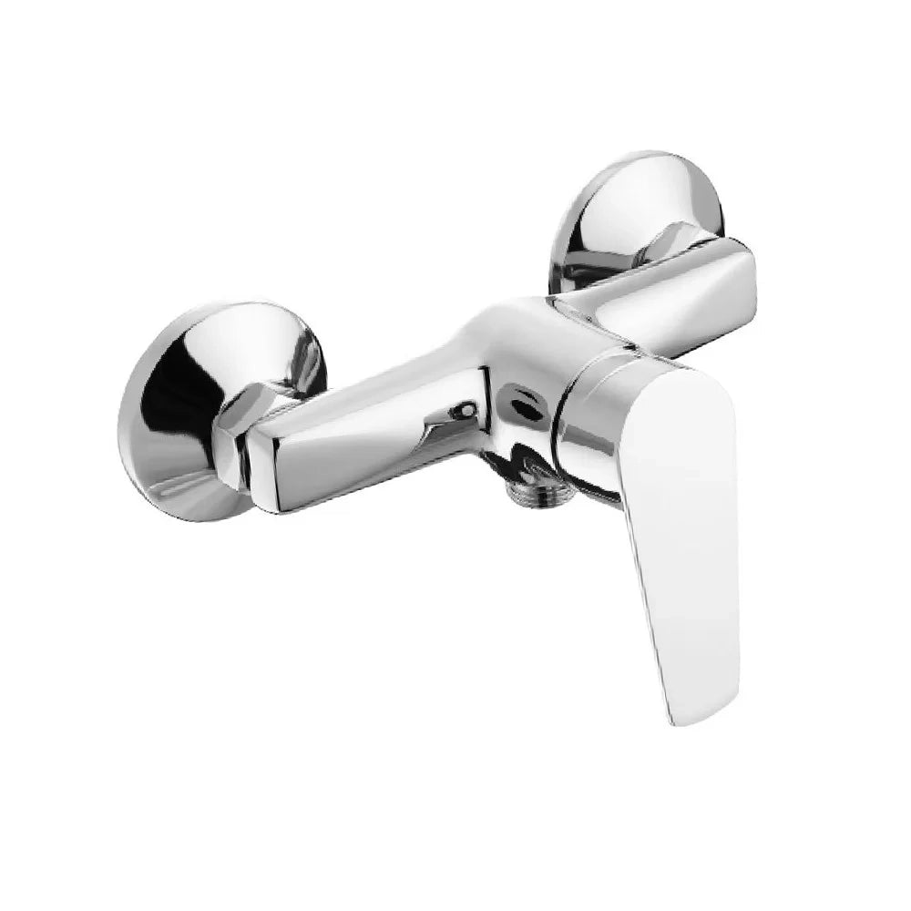 Miscelatore esterno doccia cromato con leva in metallo - Serie Eureka