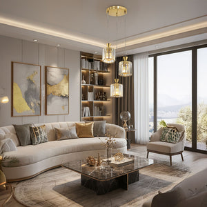 Lampada Ebt026-3cp Gold