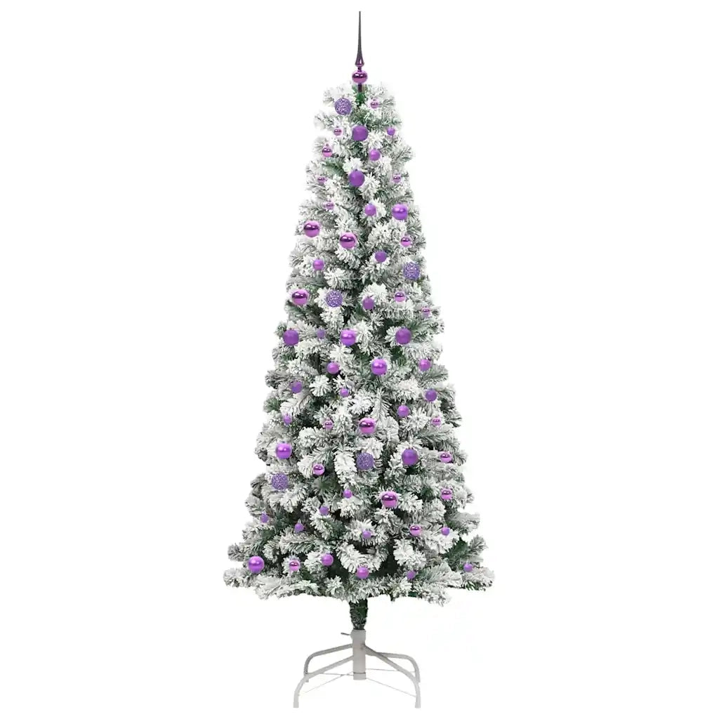 Albero di Natale | Decorazioni natalizie Artificiale con Rami Pieghevoli 240 cm