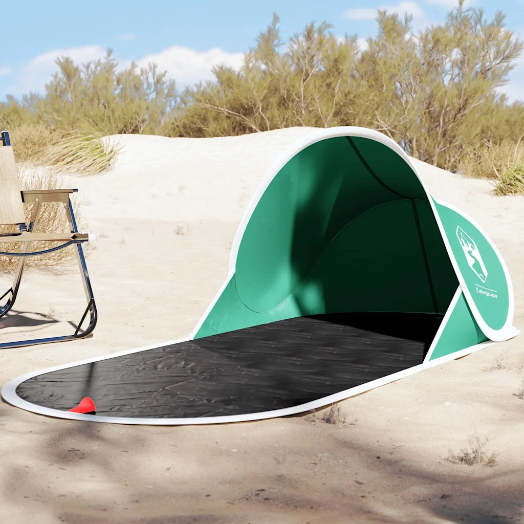 Tenda da Spiaggia Pop-Up Verde Mare Impermeabile 4004156