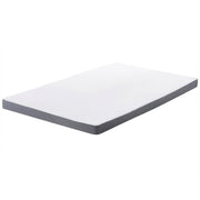 Materasso in schiuma bianca con rivestimento con cerniera a misura 90 x 200 cm UE