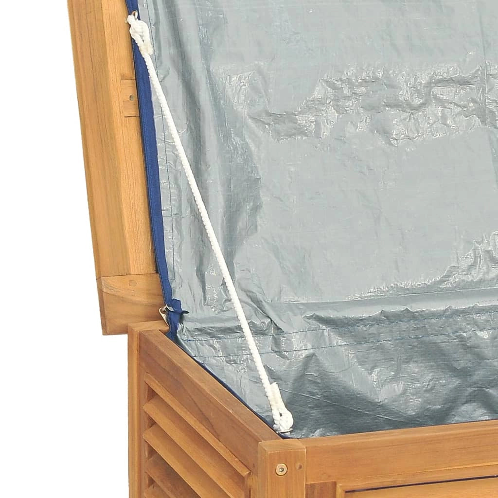 Box portaoggetti da giardino e borsa 175 x 50 x 53 cm legno massello di teak 02_0013132