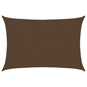 Vela Parasole 160 g/m² Marrone 2,5x3,5 m in HDPE 311783