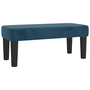 Panca Blu Scuro 70x30x30 cm in Velluto CFW6626874