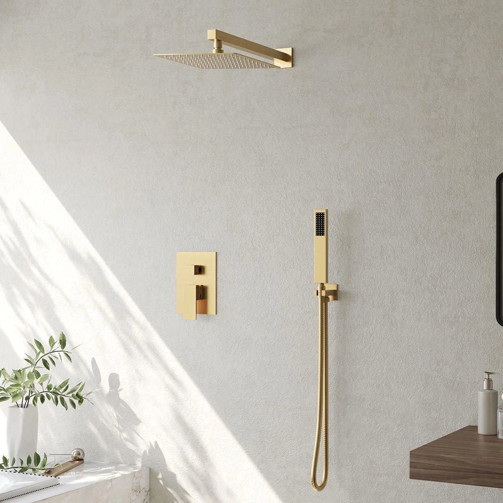Set Doccia Da Incasso Fenix Gold + Box