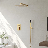 Set Doccia Da Incasso Fenix Gold + Box