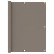 Schermo per balcone schermo per la privacy tortora 120 x 600 cm tessuto Oxford 02_0010378