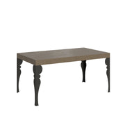 Tavolo allungabile 160/264x90 cm Paxon tortora gambe antracite