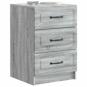 Comodino | Armadio da Notte | Mobiletto da notte con cassetto Grigio Sonoma 43 x 41 x 63,5 cm