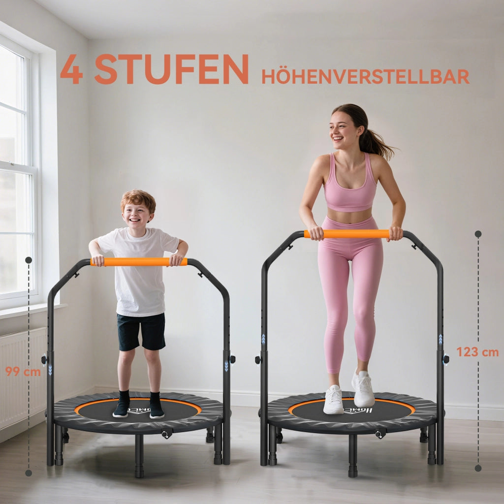 Trampolino Fitness ¨C Minimal ¨C Nero, 102x123 cm