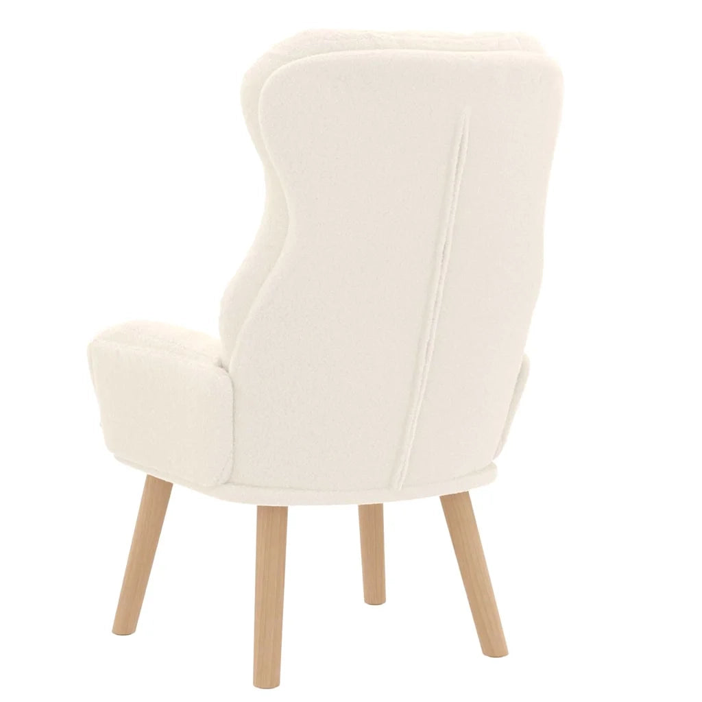 poltrona Crema 69 x 74 x 93 cm Tessuto Sherpa 42001881