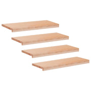 Tappeti per scale 4 pz 80 x 25 x 2 cm Naturale 3446185