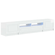 Mobile TV LED a 5 pezzi Bianco Lucido Legno ingegnerizzato 3417005