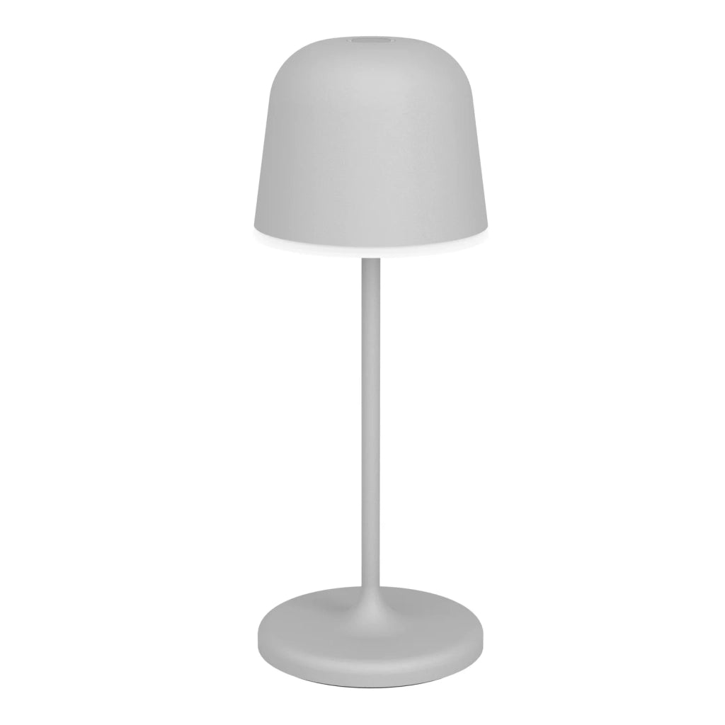 Lampada Ricaricabile Moderna Mannera-S Alluminio Grigio Led 1,8W 170Lm Ip54