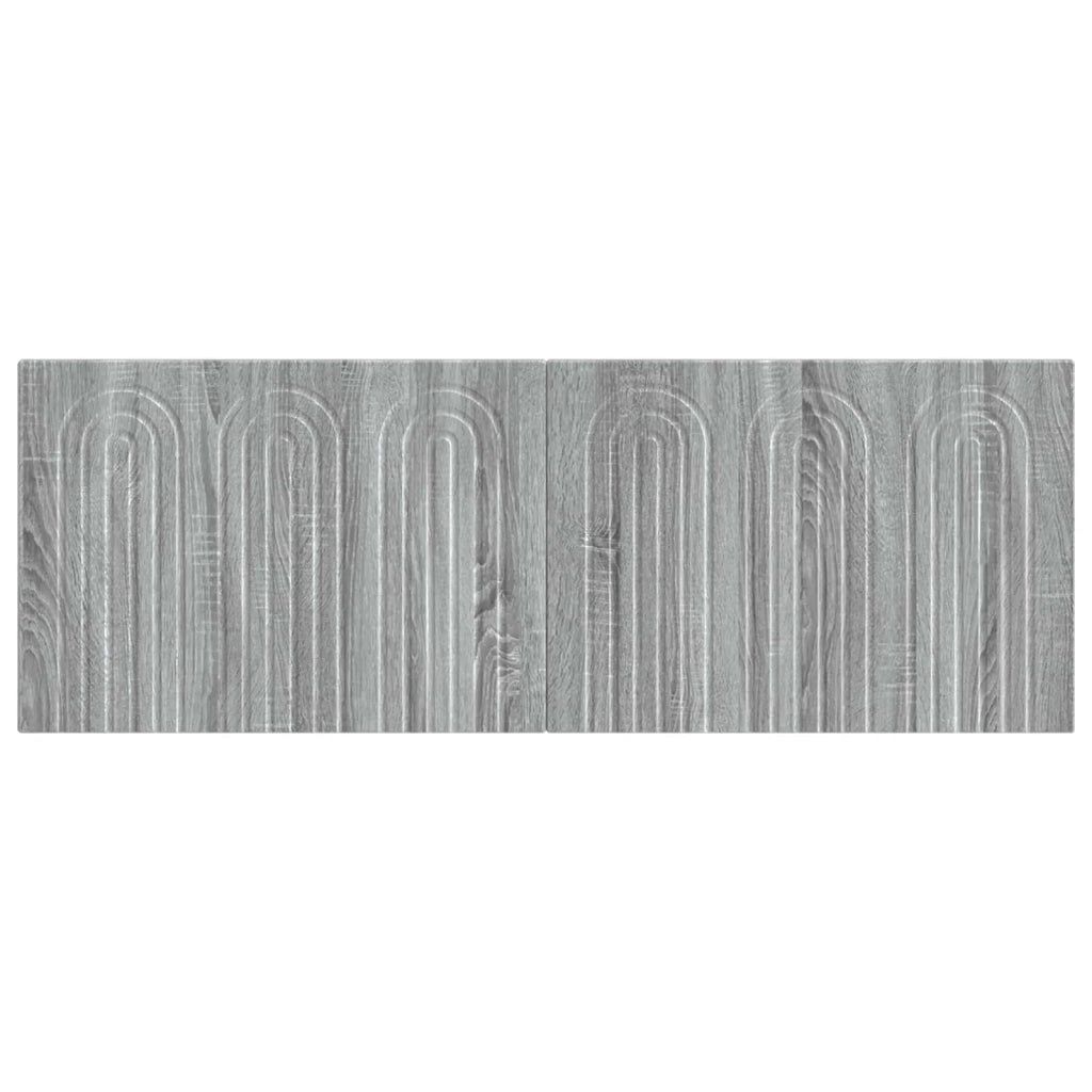 Testiera da Muro ALKMAAR Sonoma grigio Legno ingegnerizzato 896301