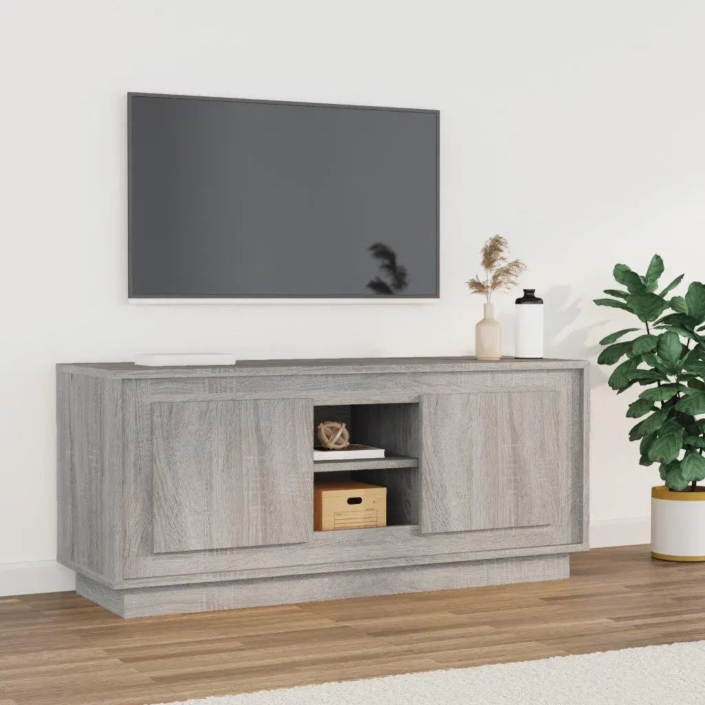 Mobile TV | Armadietto TV | Mobile Porta TV Grigio Sonoma 102x35x45 cm in Legno Multistrato