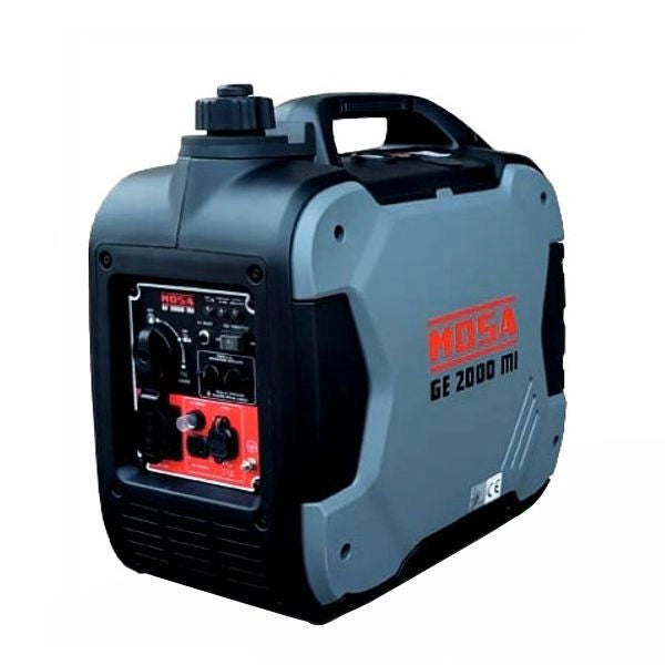 MOSA 5310014 GE 2000 MI Generatore inverter benzina 1 8 kW 2 porte USB uscita parallelo colore Nero