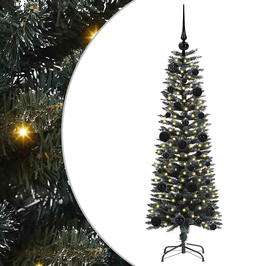 Albero di Natale artificiale con 150 LED Verde 120 cm 3395917