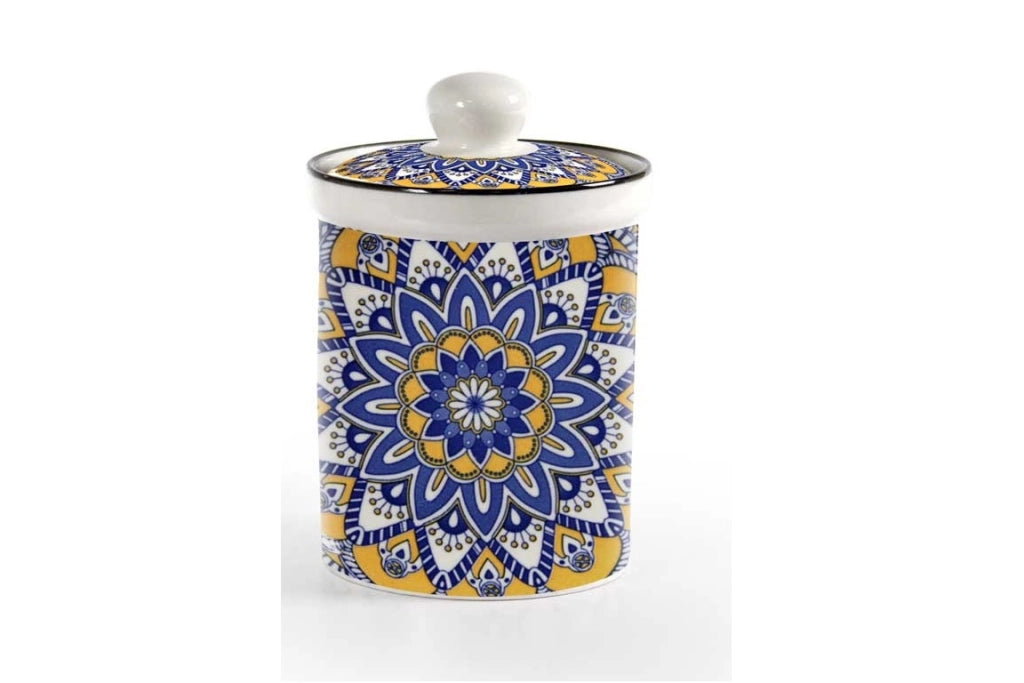 1 Pezzo Barattolo Contenitore da Cucina in Ceramica 600 ml 11 x 16 cm 3 Colori