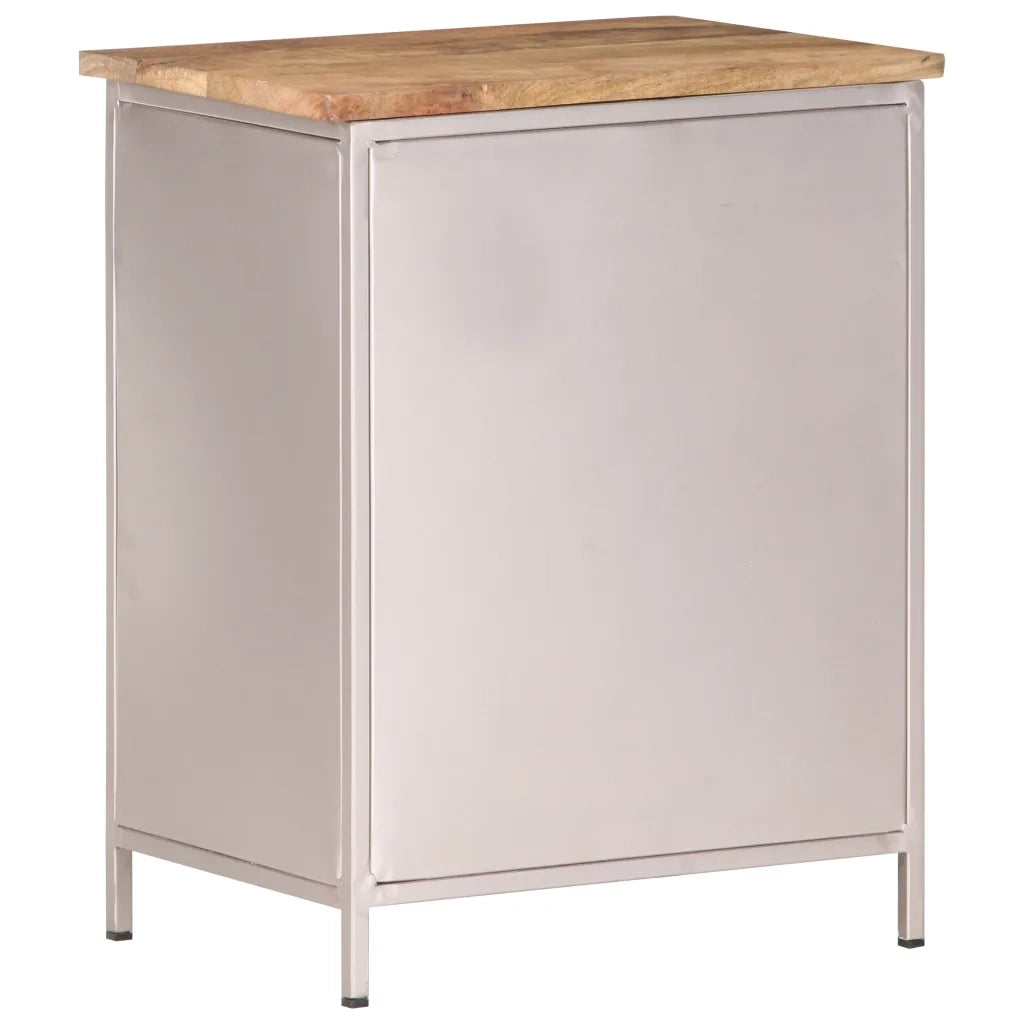 Comodino 40x30x50 cm in Legno di Mango Grezzo cod mxl 30351