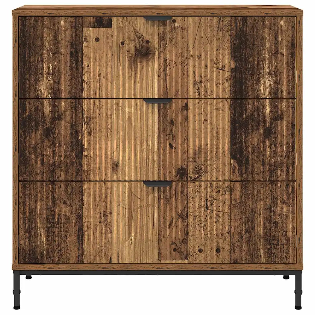 Credenza | Madia | Buffet da pranzo | Armadio da pranzo Legno vecchio 79,5 x 33 x 82 cm Legno multistrato