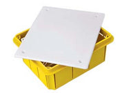 8pz scatola di derivazione da incasso con coperchio ip40  - mm.118x96x70 - (161 cod:ferx.fer118507