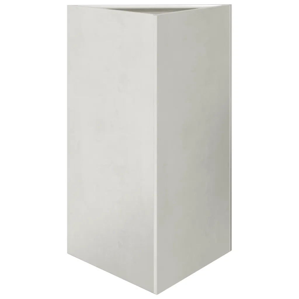 Fioriere da Giardino 2 pz Triangolari 50x43x75 cm Acciaio Inox