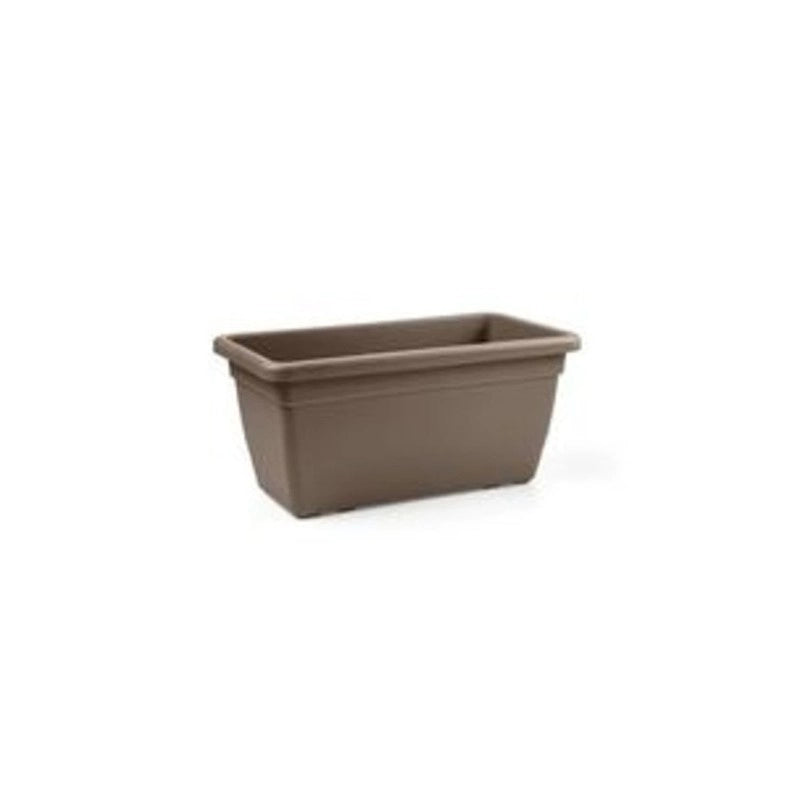 FIORIERA ANTHEA RETTANGOLARE AVANA  80CM- 1,0 pz