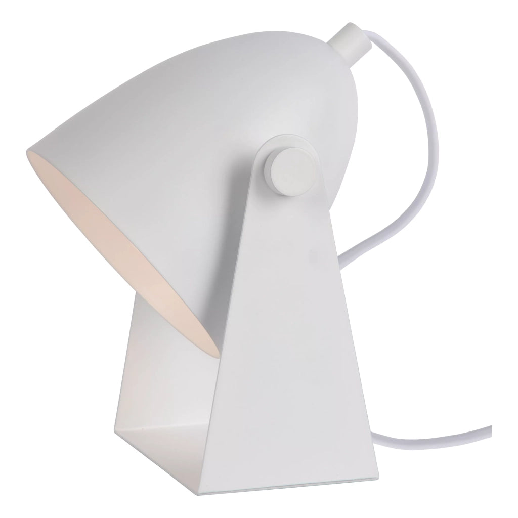 Lampada da tavolo faretto bianca E14 metallo Lucide Chago