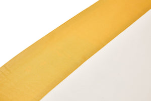 Set Lenzuola Sopra Sotto e Federe Bordi in Raso Garrini Eveline Avorio/Oro Varie Misure