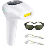 Apparecchio di Epilazione Laser - Riduzione della Crescita Capillare Permanente - Epilazione Laser e Luce con 999.999 Impulsi