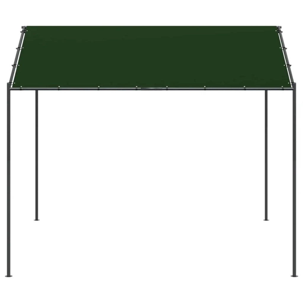 Gazebo 4 x 4 x 2,6 m Tortora Poliestere e Acciaio 42030530