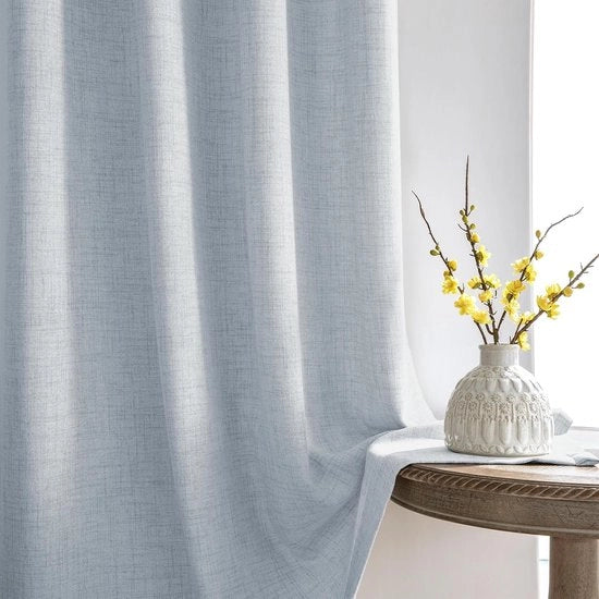 Gordini pronti all'uso con ganci - Tende pronte da appendere - Tende intermedie - Tende oscuranti - Camera da soggiorno - Camera da letto - Decorazione per finestre - Casa - Arredamento