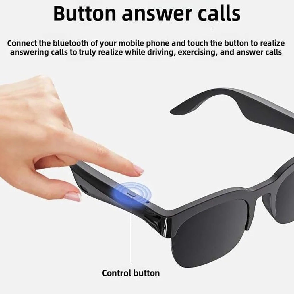 OCCHIALI SMART BLUETOOTH XG89 CON TRADUTTORE AI MUSICA E CHIAMATE VIVAVOCE