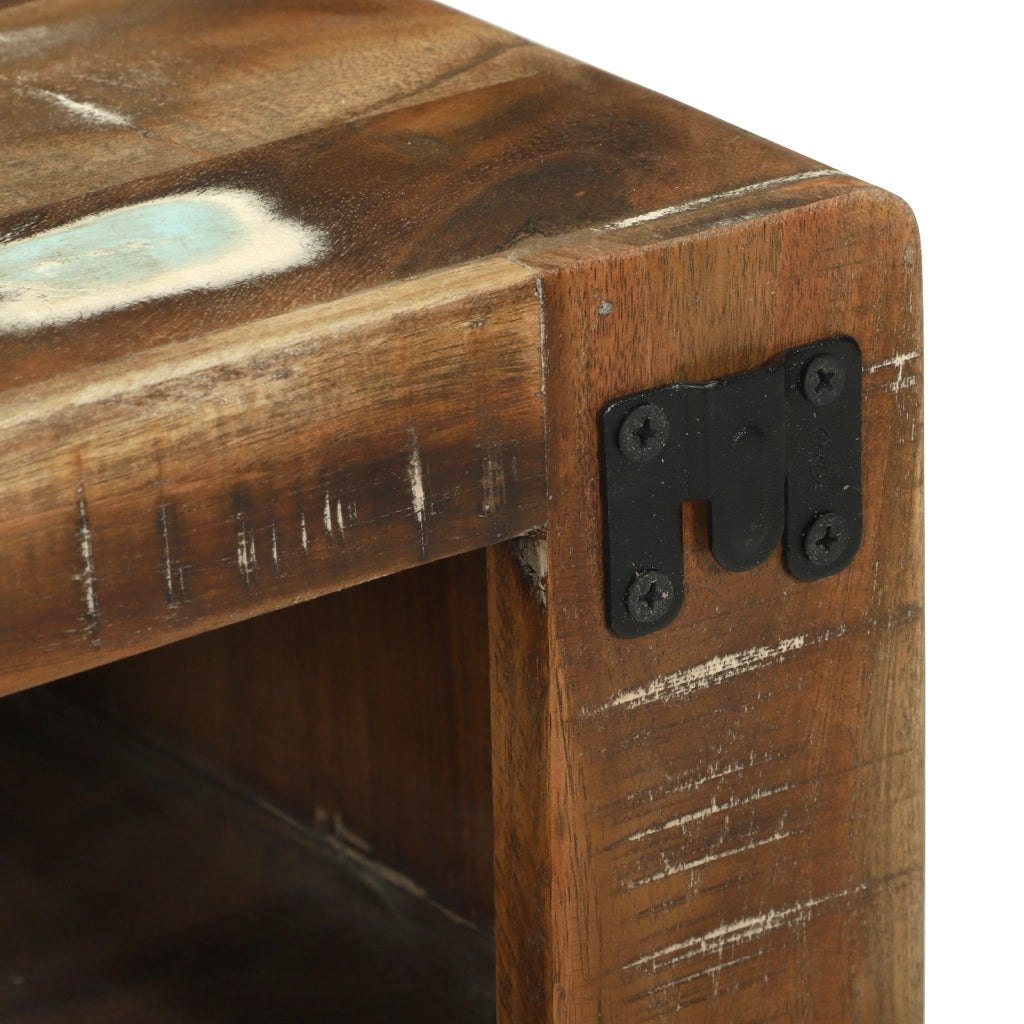 cabinet TV 60x32x36 cm in legno massello di recupero