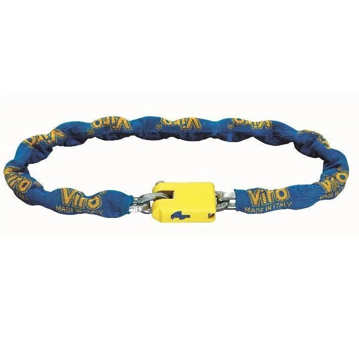 Viro Lucchetto Supermorso con Catena di Sezione 6,4 Mm Gr. 1000 Lunghezza 90Cm