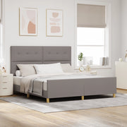 Struttura letto  Tortora 180x200 cm Tessuto
