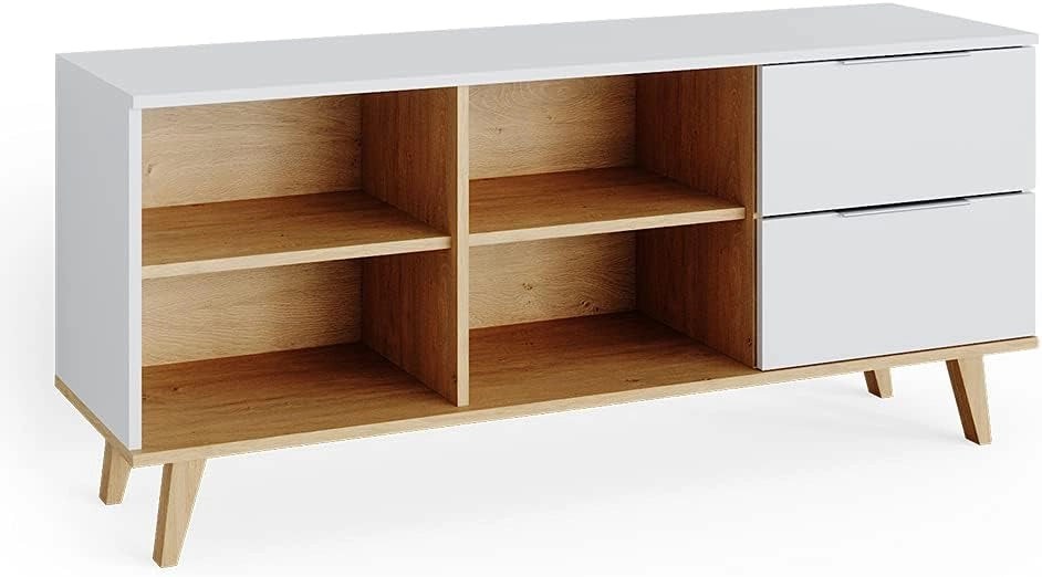 Cassettiera per camera da letto Nautica, Bianco, 40 x 61 cm, per riporre abiti e oggetti di uso quotidiano