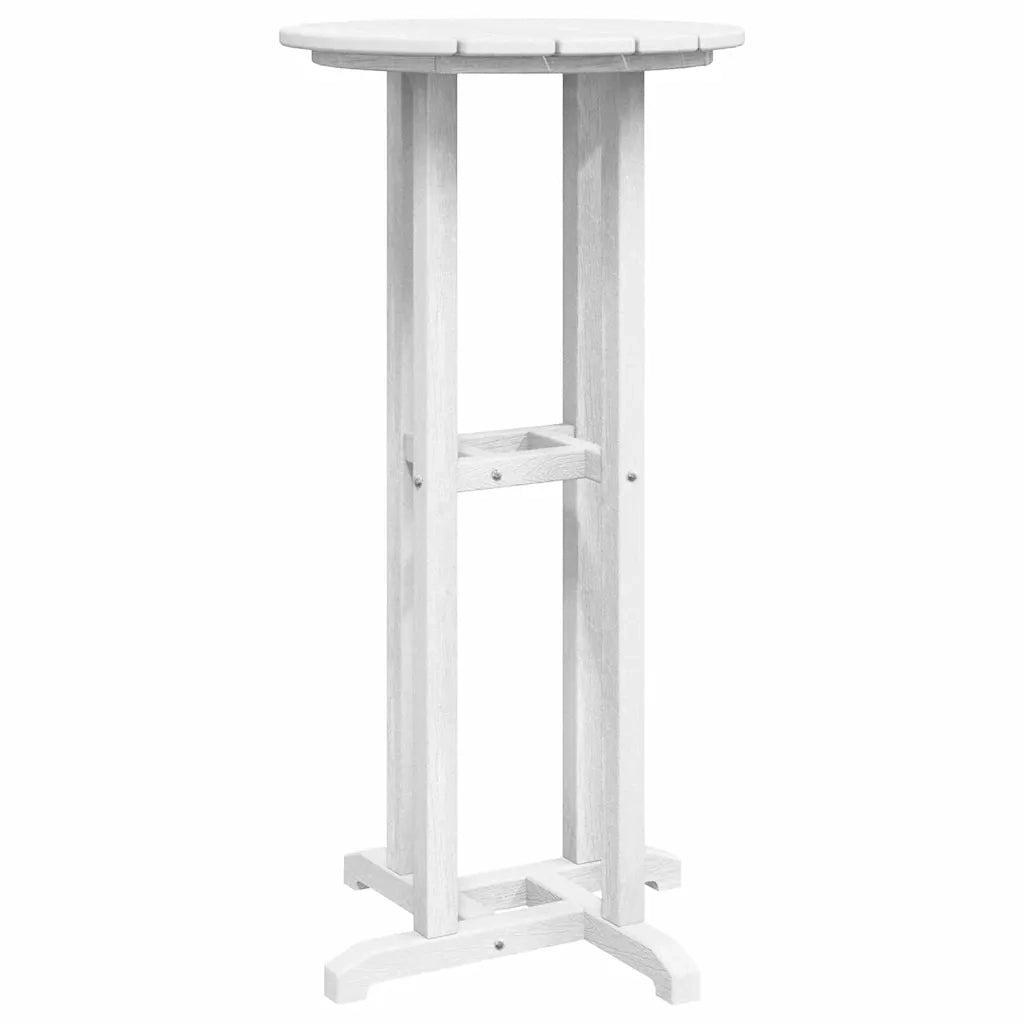 Tavolino da Giardino | Tavolo da bar Bianco 55 x 55 x 107 cm Polietilene