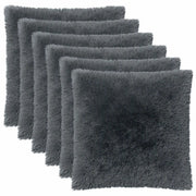 Federa 6 pcs HEERLEN Antracite 55 x 55 cm Fleece PV 912444