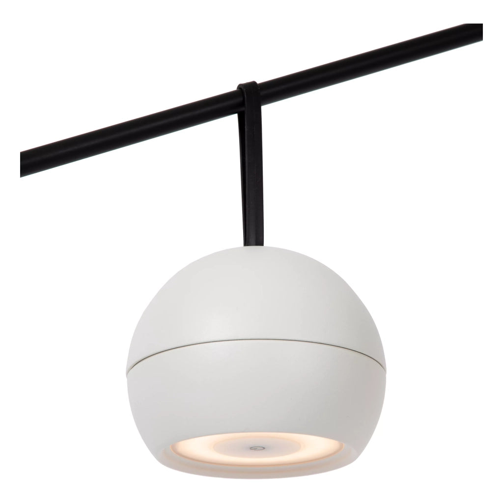 Applique esterno LED 2W 3000K a batteria Lucide Lunex