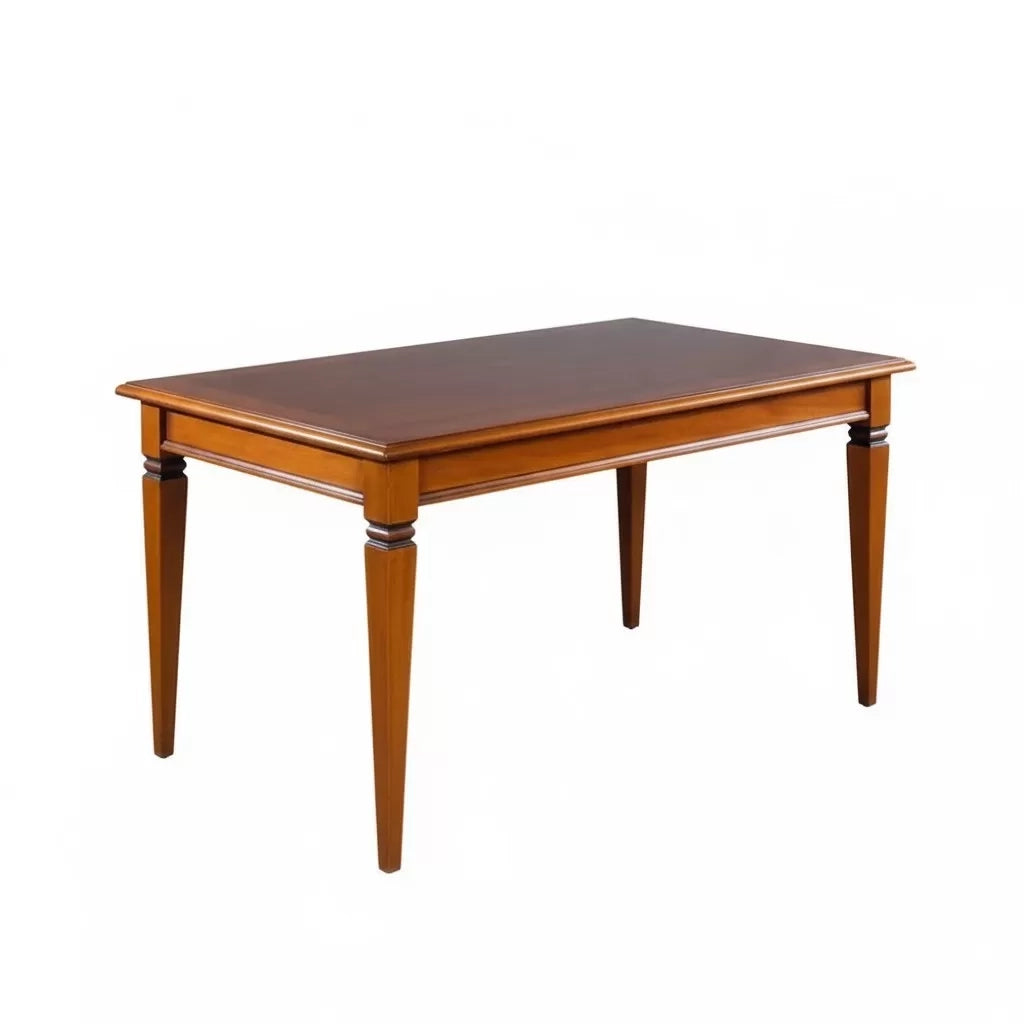 Tavolo fisso classico in legno finitura bassano l.140 p.90 h.79 - Mobili 2G