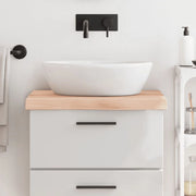 Piano Bagno 60x50x(2-6) cm in Legno Massello Non Trattatocod mxl 98442
